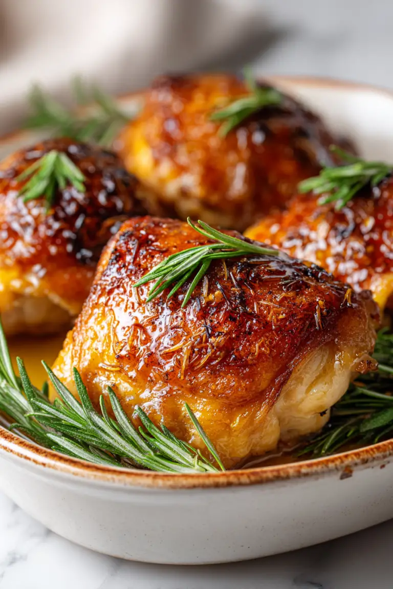 Crispy Baked Chicken Thighs Recipe