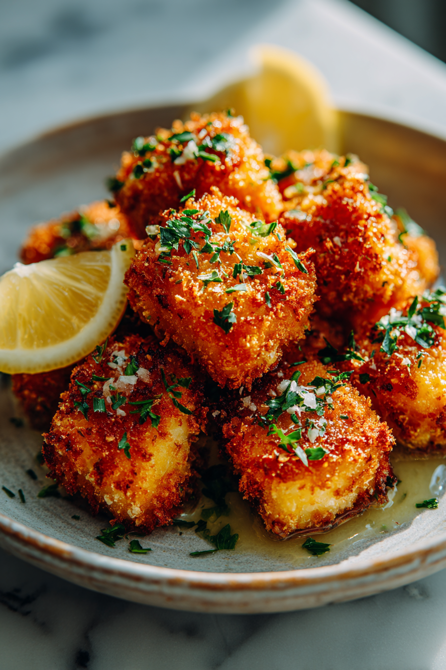 Crispy Bang Bang Salmon Bites