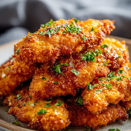Crispy Oven Baked Chicken Tenders