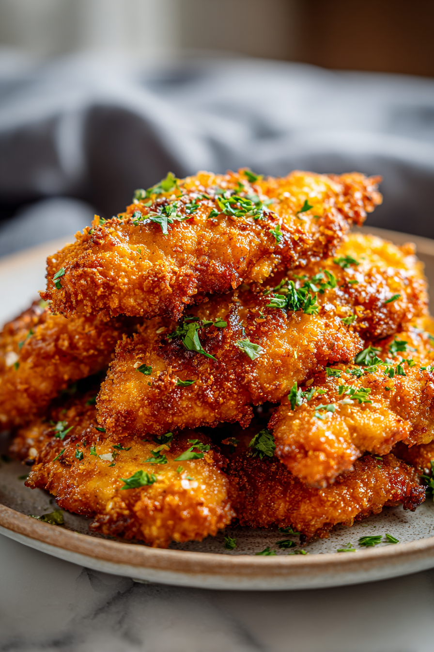 Crispy Oven Baked Chicken Tenders