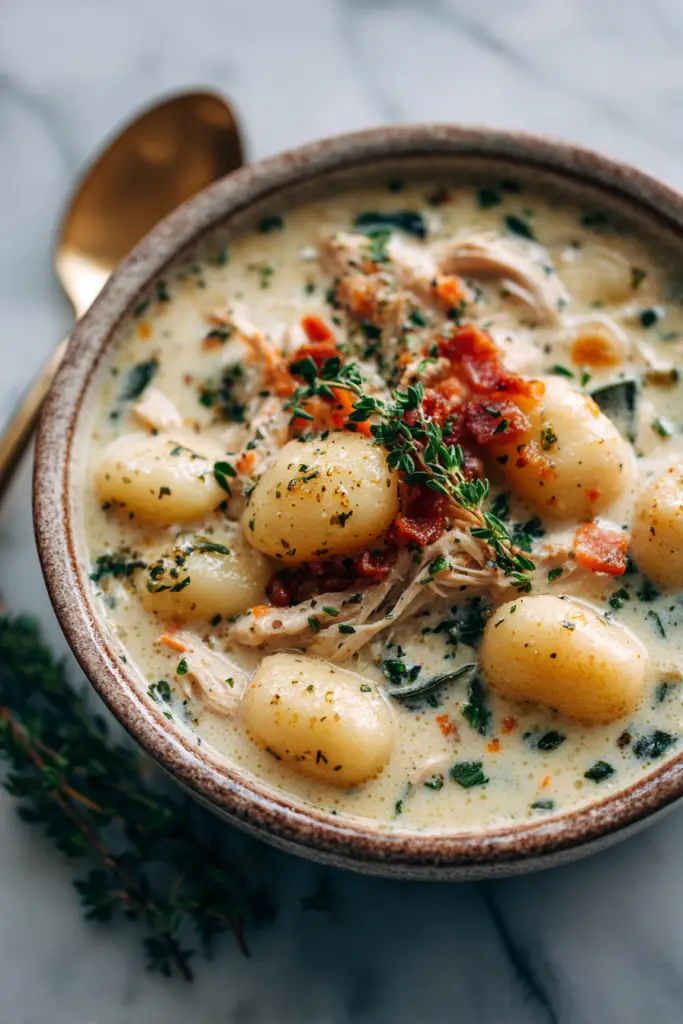 Crockpot Chicken Gnocchi Soup Recipe