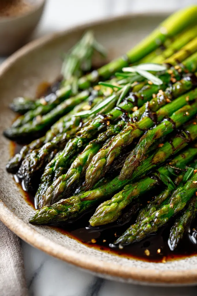 Easy Asparagus with Balsamic Glaze
