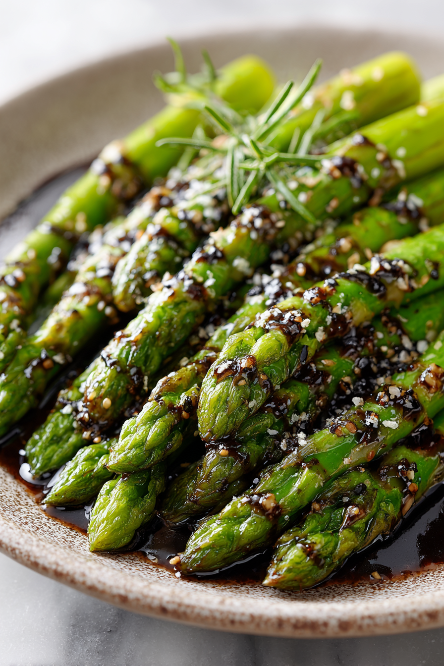 Easy Asparagus with Balsamic Glaze