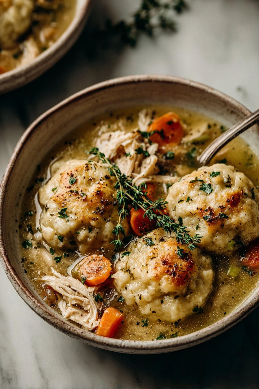 Easy Chicken and Comforting Dumplings