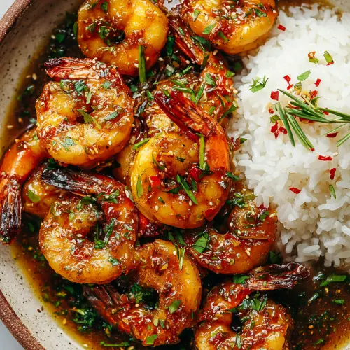 Easy Garlic Honey Shrimp Recipe