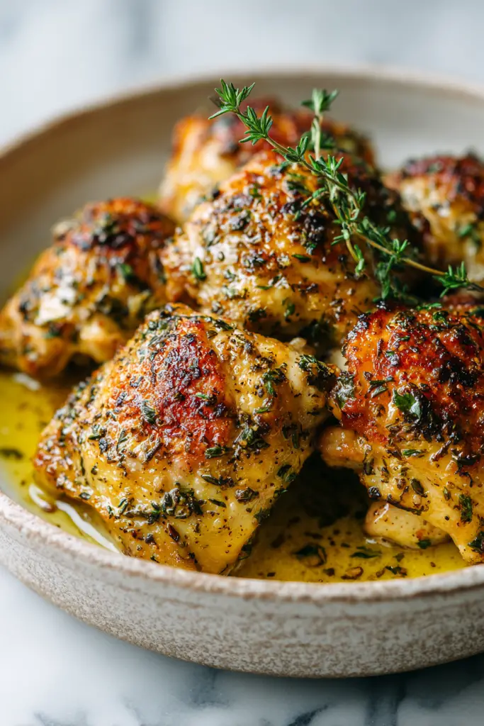 Garlic Butter Chicken Thighs Recipe