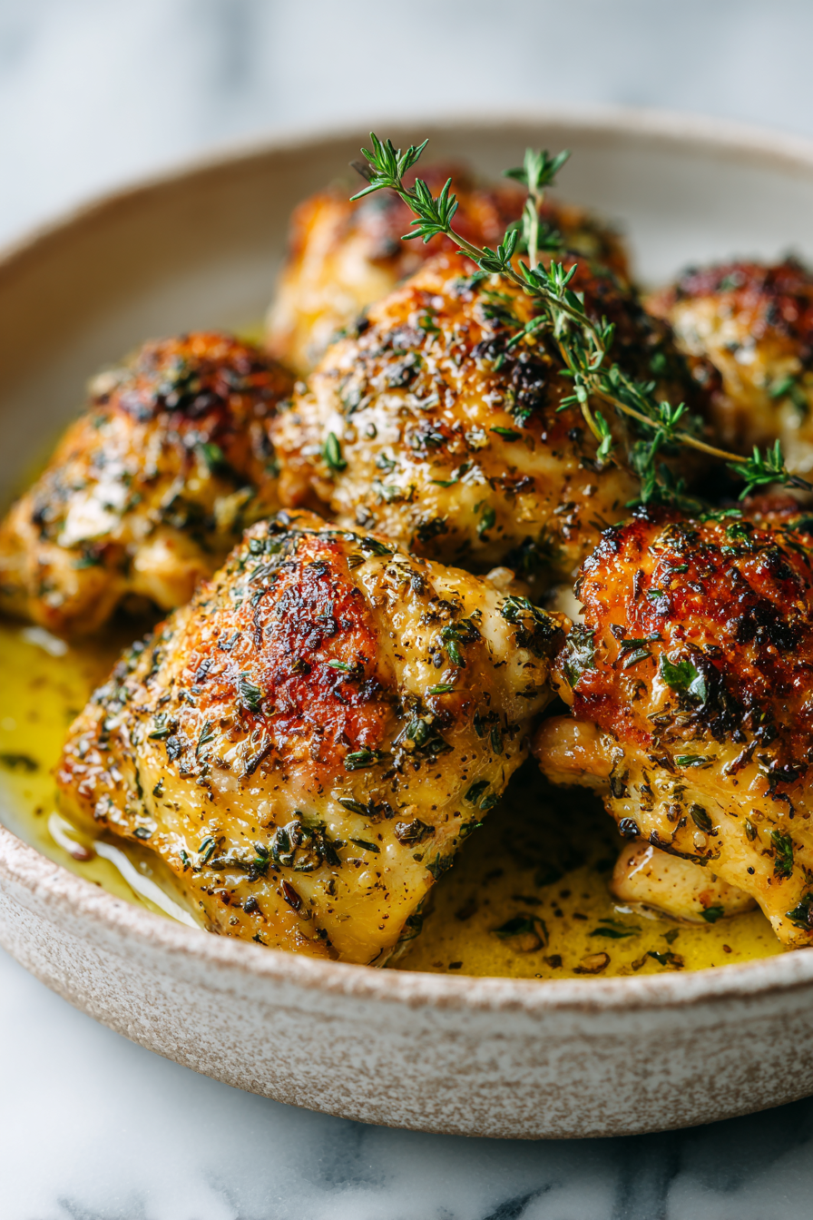 Garlic Butter Chicken Thighs Recipe