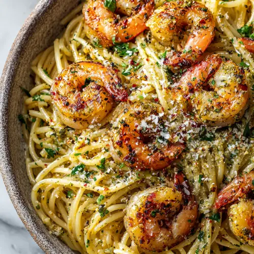 Garlic Butter Shrimp Pasta Recipe