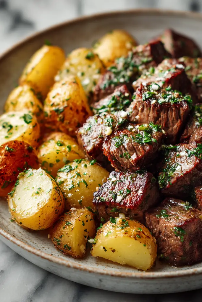 Garlic Butter Steak Bite Recipe