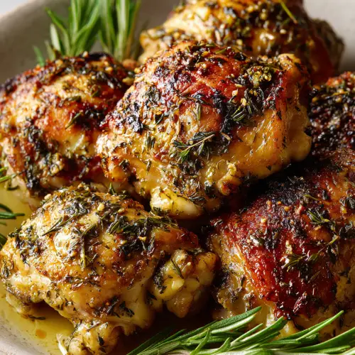 Garlic Herb Chicken Thighs Recipe