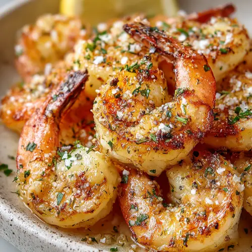 Garlic Parmesan Roasted Shrimp