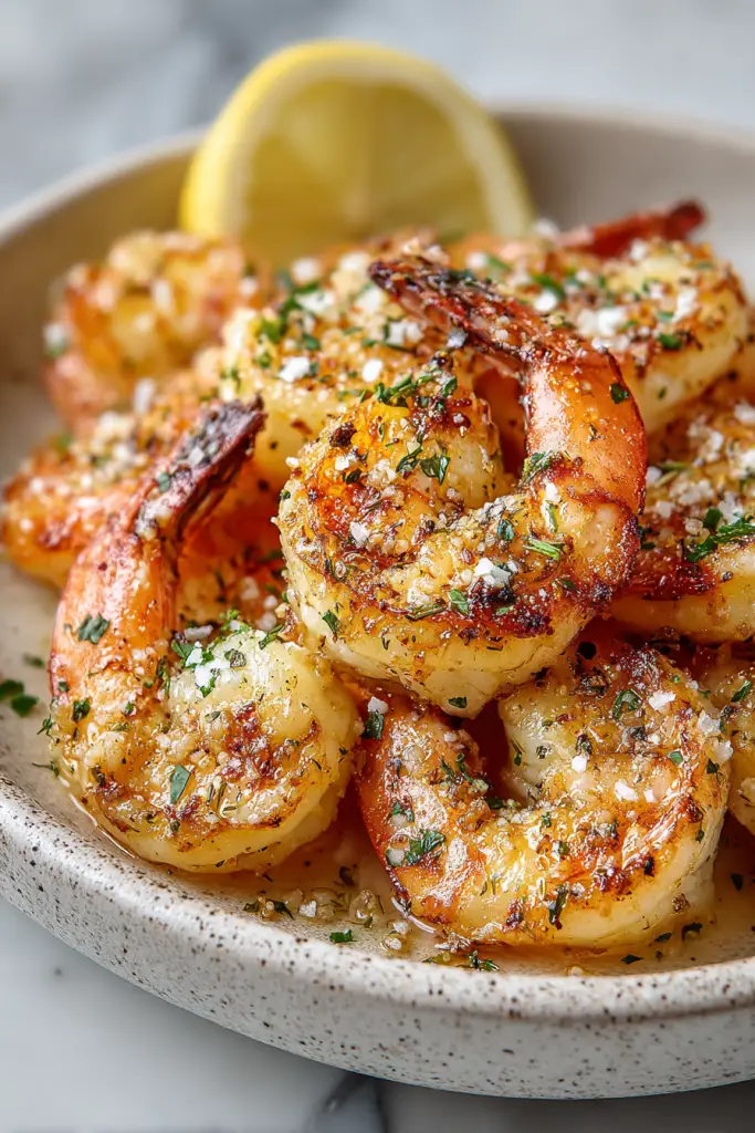 Garlic Parmesan Roasted Shrimp