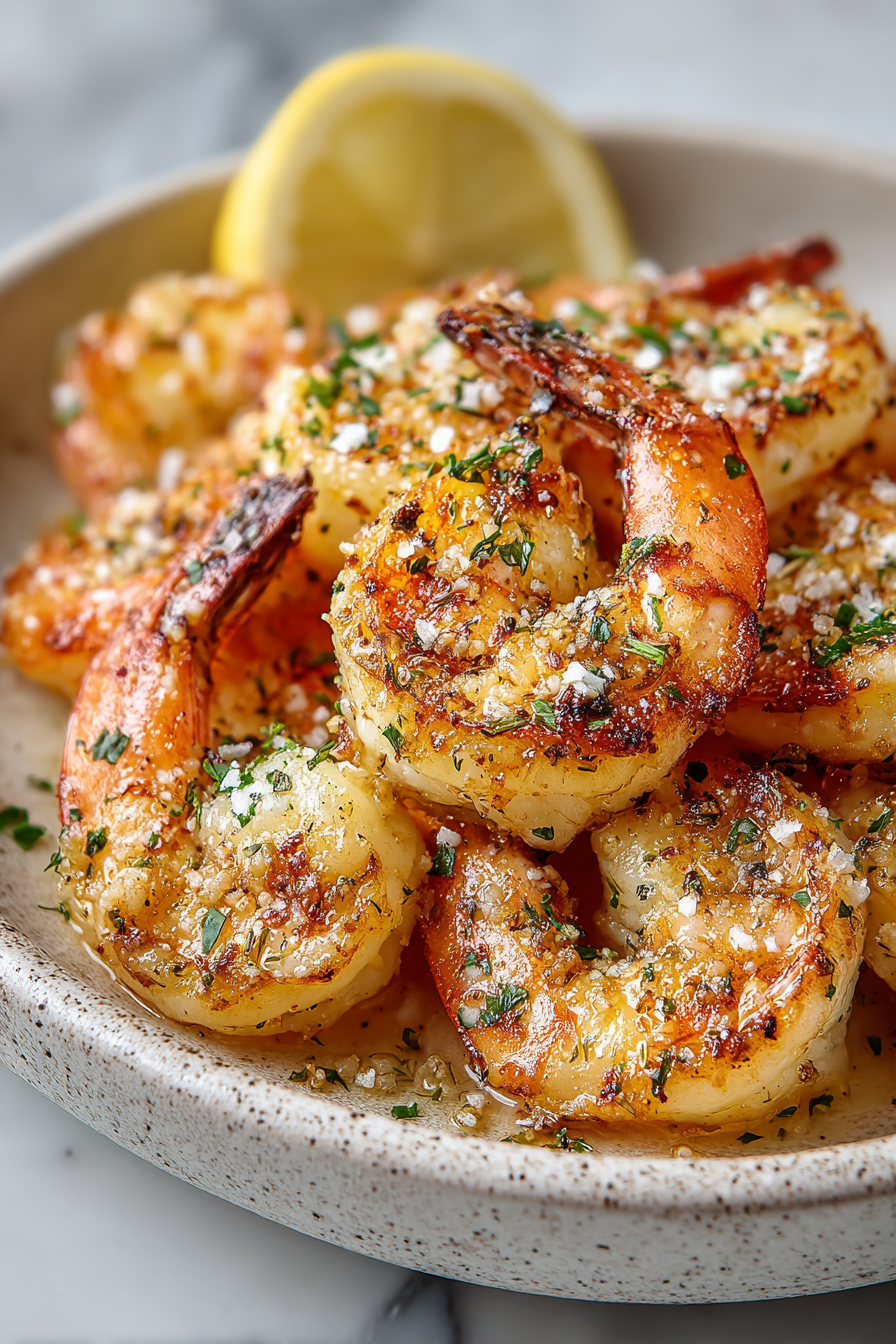 Garlic Parmesan Roasted Shrimp