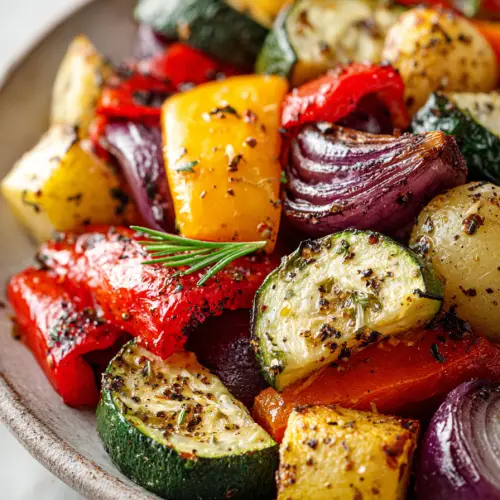 Garlic Roasted Delicious Vegetable Medley