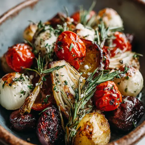 Garlic Roasted Vegetable Delight