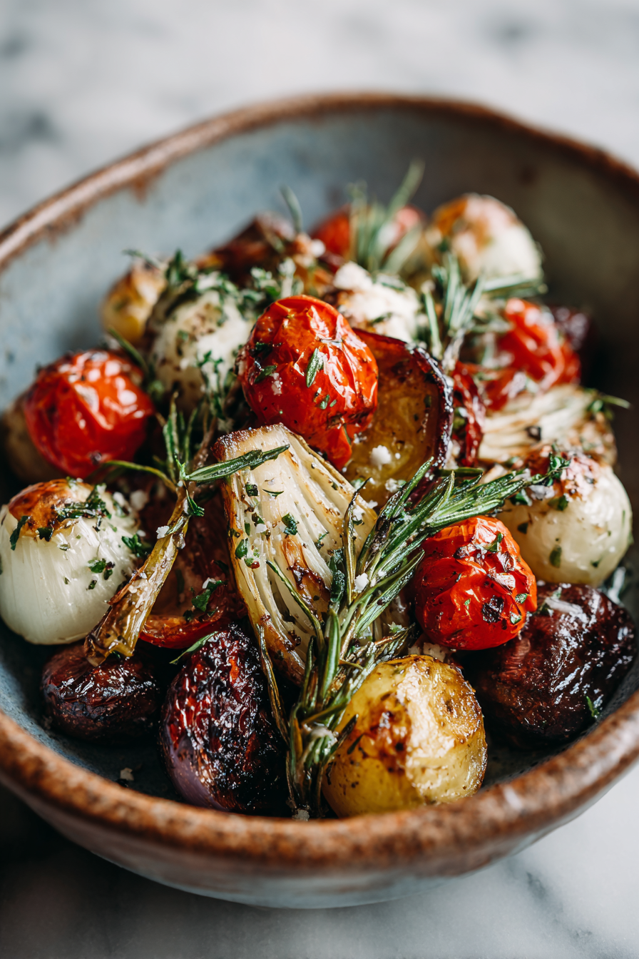 Garlic Roasted Vegetable Delight