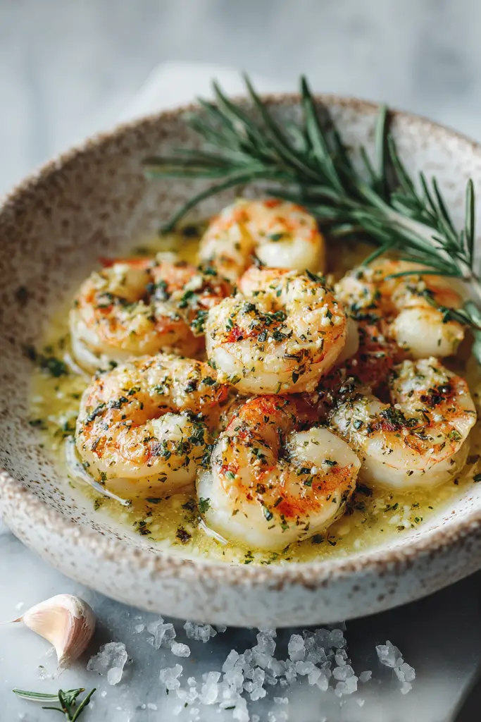 Garlic Shrimp in Rich Butter Sauce