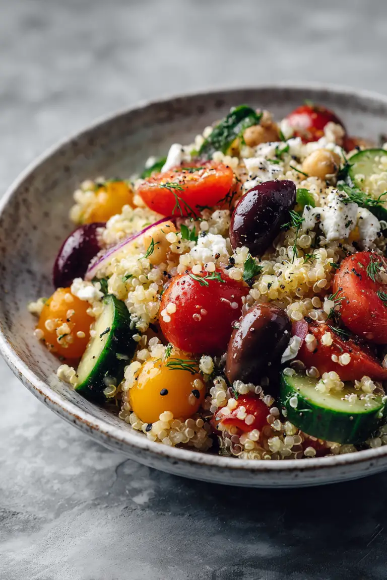 Greek Quinoa Salad Bowl