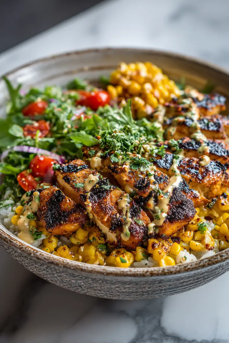 Grilled Chicken and Street Corn Bowl