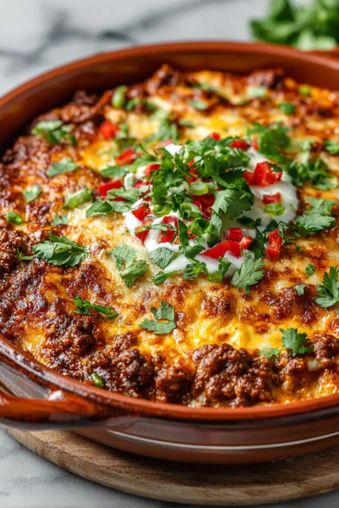 Ground Beef Enchilada Skillet Recipe