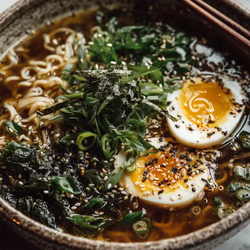 High Protein Easy Ramen Noodle Soup