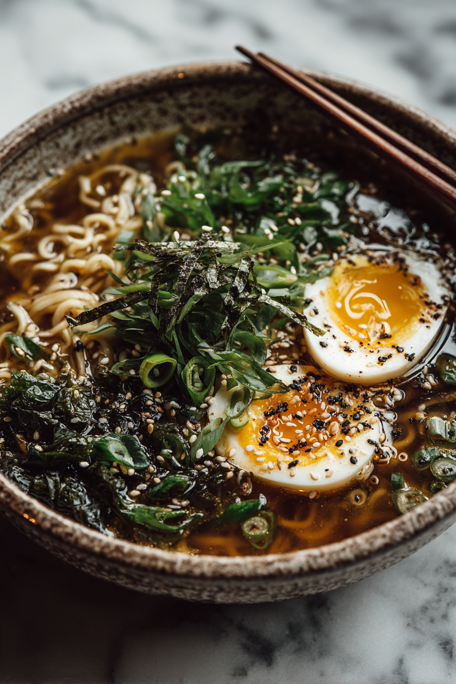 High Protein Easy Ramen Noodle Soup
