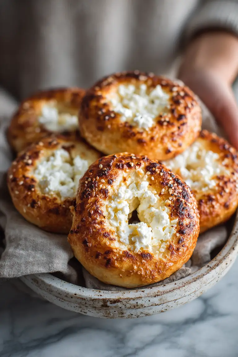High Protein Greek Yogurt Breakfast Bagels