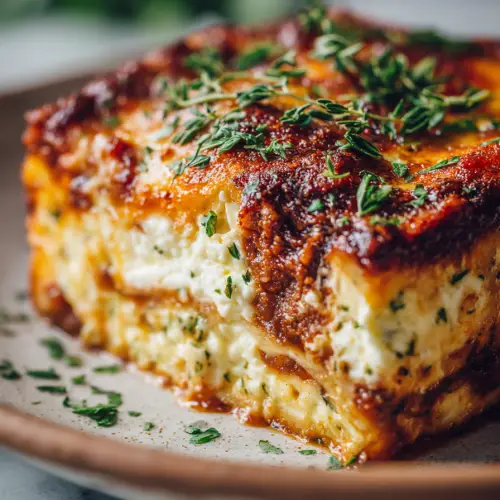 Keto Zucchini Lasagna Casserole Recipe
