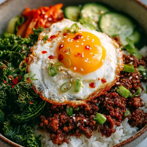Korean Ground Beef Bowl