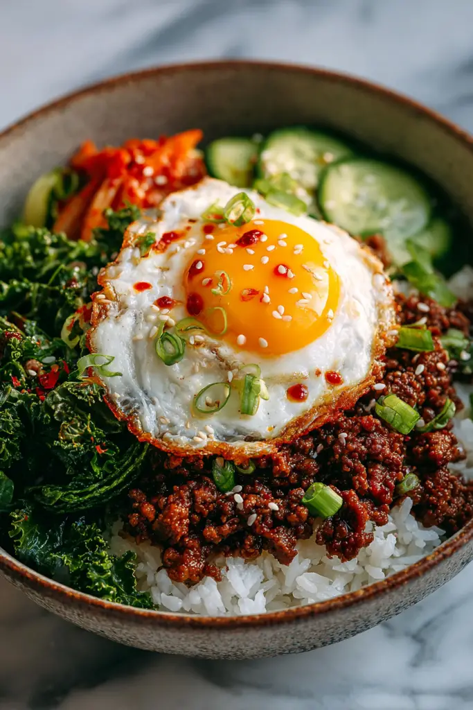 Korean Ground Beef Bowl