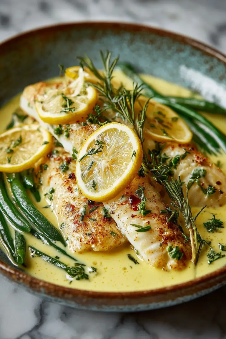 Lemon Butter Fish Fillet Recipe