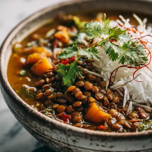 Lentil Curry for a Cold Night