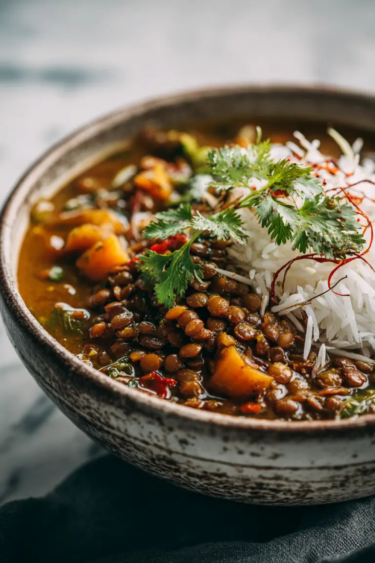 Lentil Curry for a Cold Night