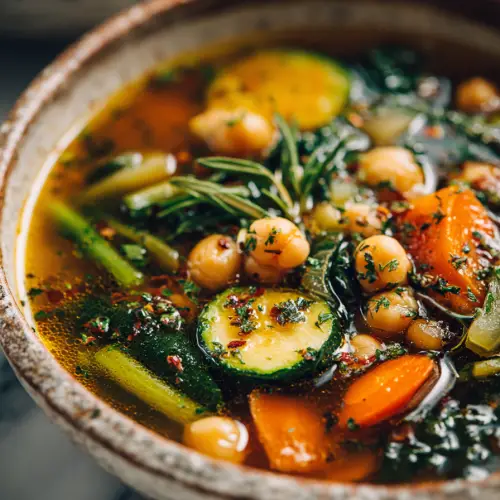 Nonna's Fresh Vegetable Soup