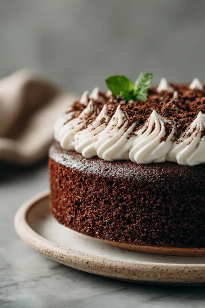 Nonna's Moist Chocolate Cream Cake