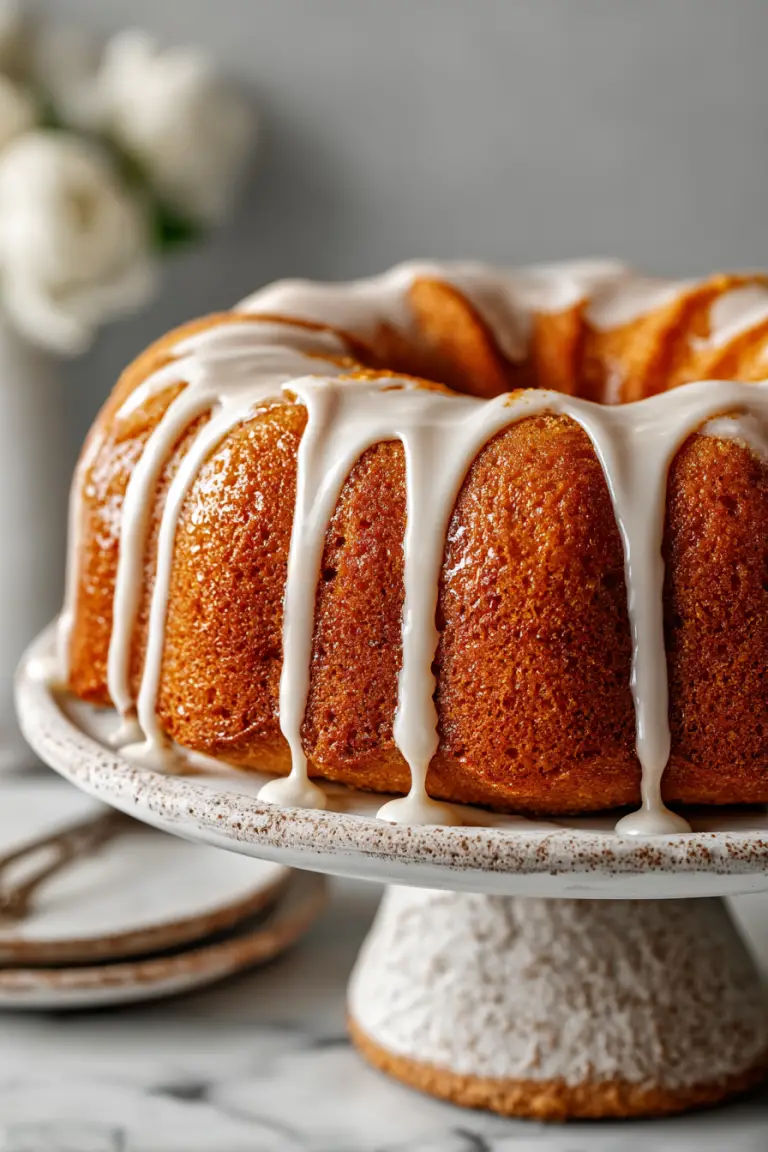 Pumpkin Spice Bundt Cake with Glaze