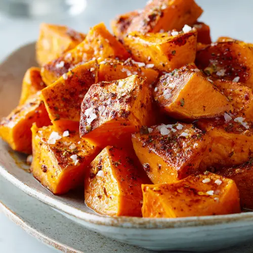 Roasted Sweet Potatoes with Honey and Cinnamon