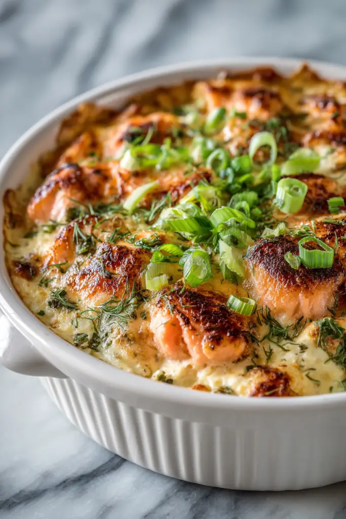 Salmon Sushi Bake Casserole