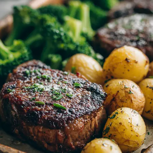 Sheet Pan Steak Dinner