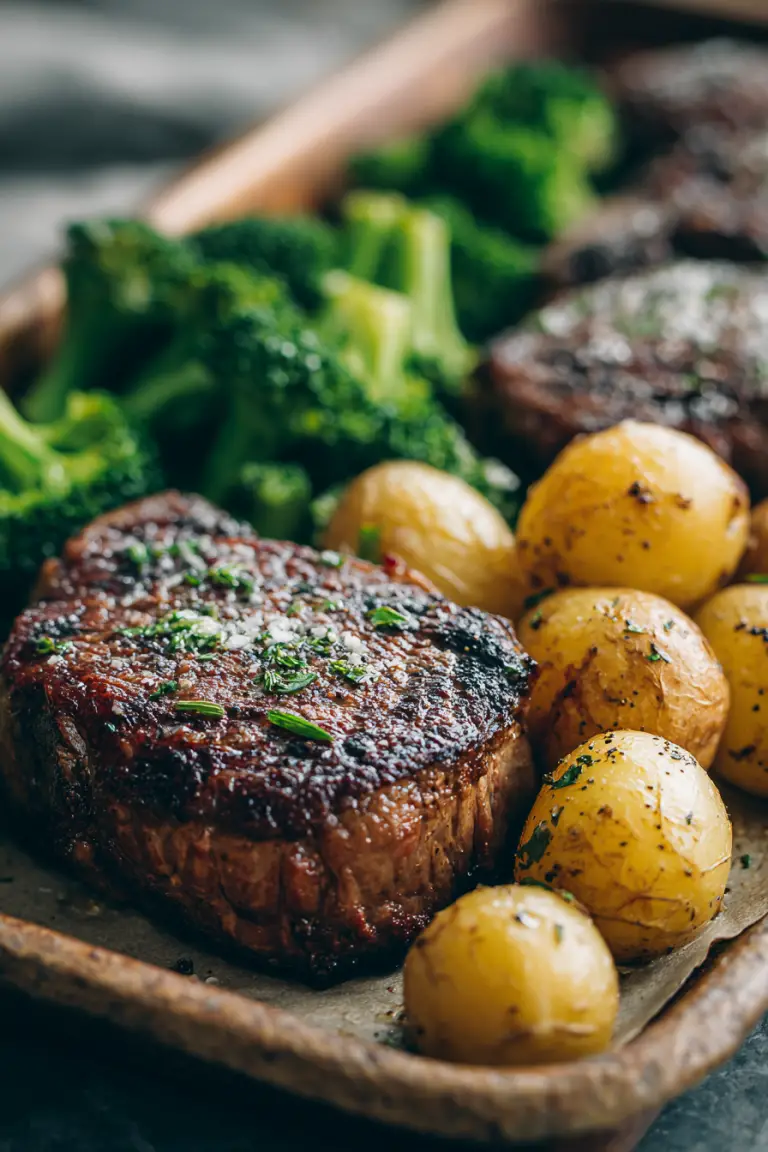 Sheet Pan Steak Dinner