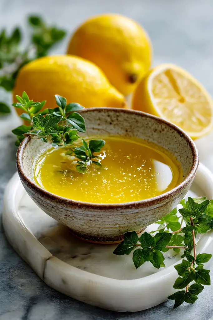 Simple Homemade Italian Lemon Vinaigrette