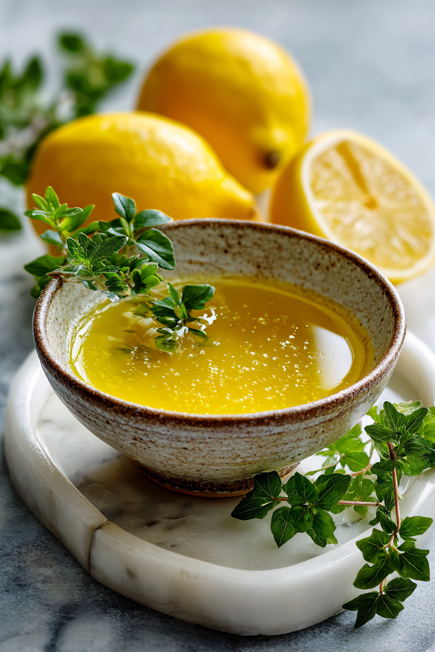 Simple Homemade Italian Lemon Vinaigrette