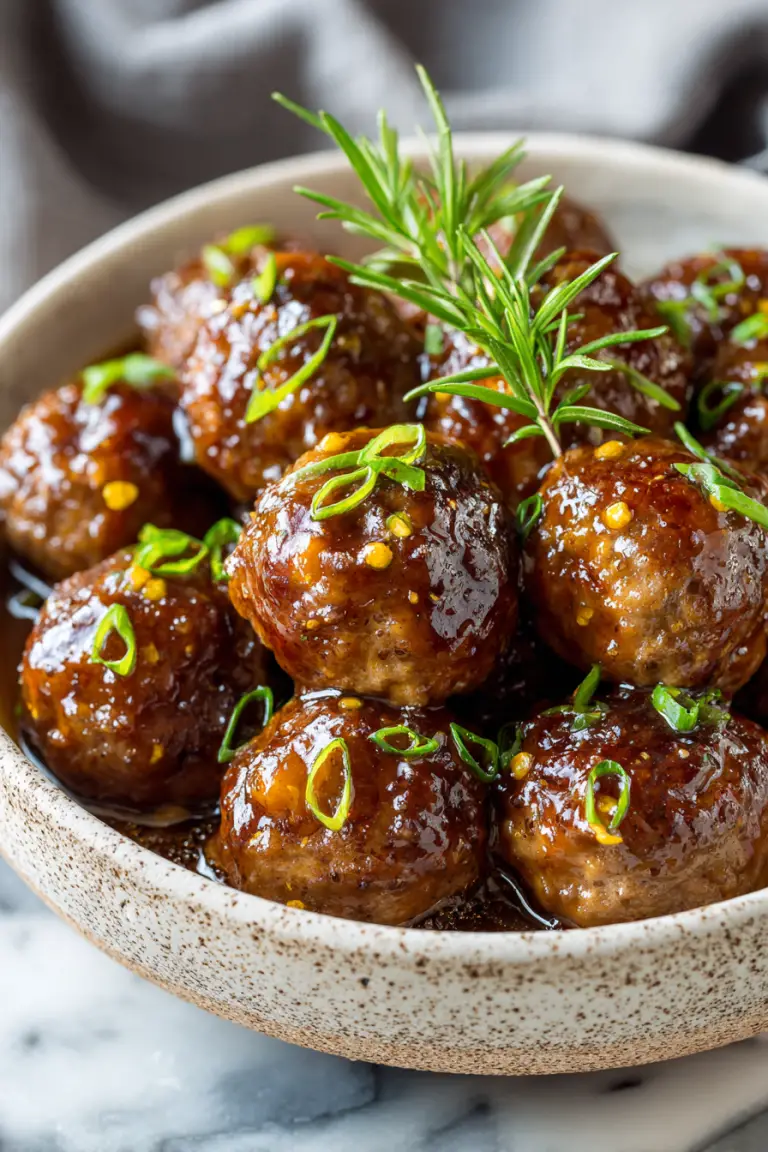 Slow Cooker Salisbury Steak Meatballs