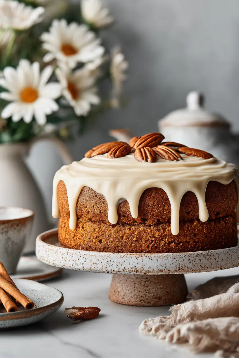 Spice Cake with Maple Icing