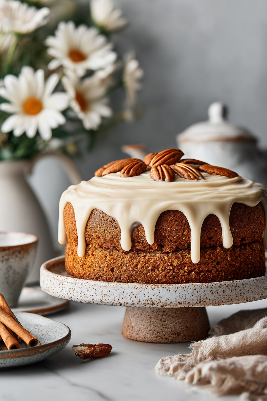 Spice Cake with Maple Icing