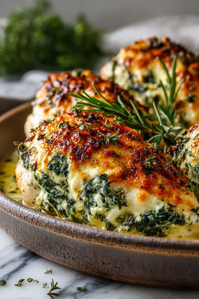 Spinach Feta Baked Chicken Recipe