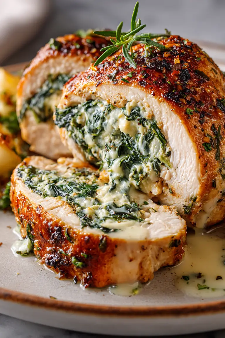 Spinach Stuffed Chicken Breast Recipe