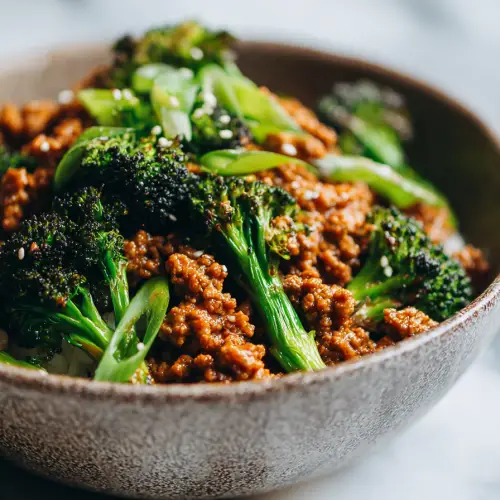 Sweet and Spicy Ground Turkey Bowls
