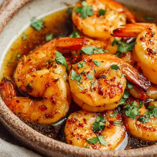 Sweet and Spicy Shrimp Scampi