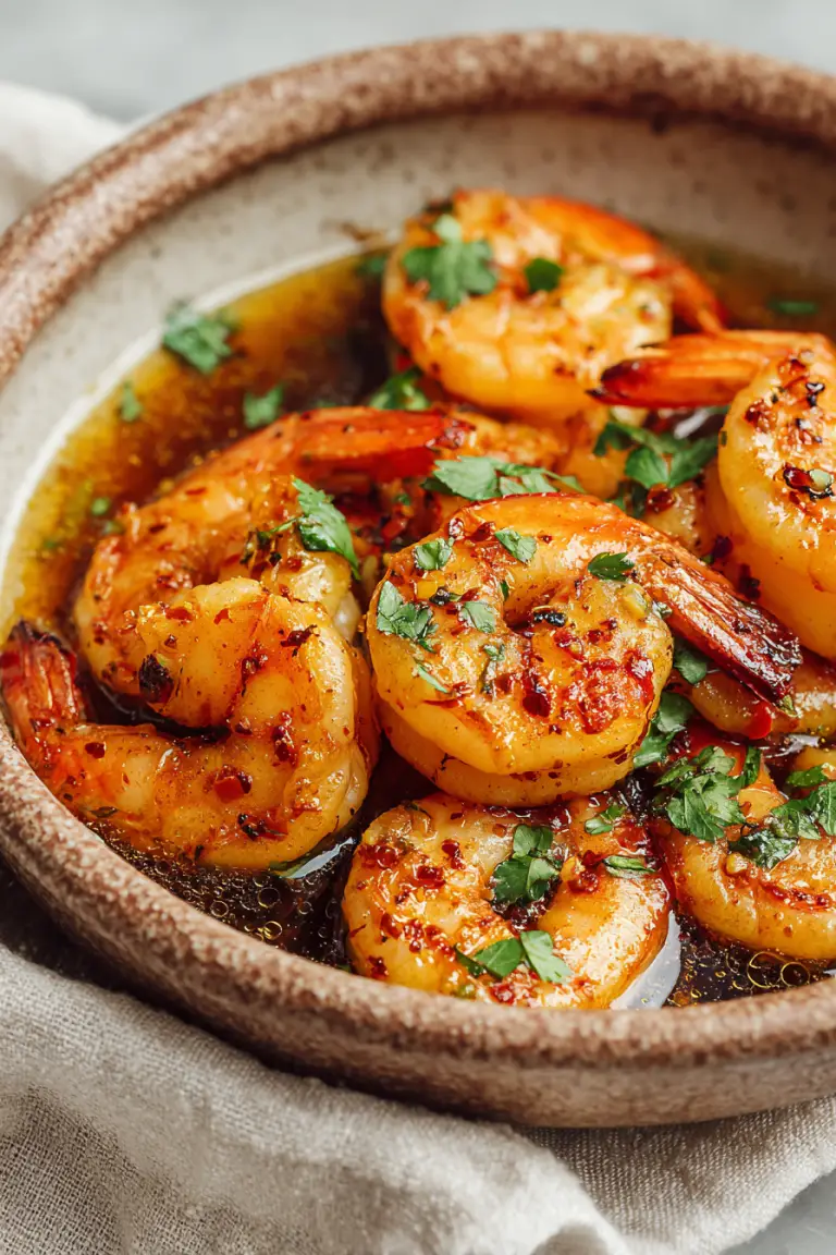 Sweet and Spicy Shrimp Scampi